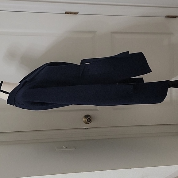 J. Crew Size S Navy Blue Open with Tie Front Long Sleeve Cardigan Exc. Used Cond - Picture 7 of 13